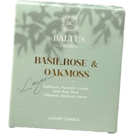 Baltus Luxe Premium Candle Basil Rose & Oakmoss 88mm (540002)