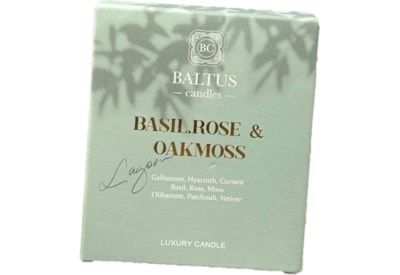 Baltus Luxe Premium Candle Basil Rose & Oakmoss 88mm (540002)