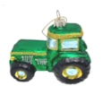 Heaven Sends Hanging Glass Green Tractor (BBQ288A)