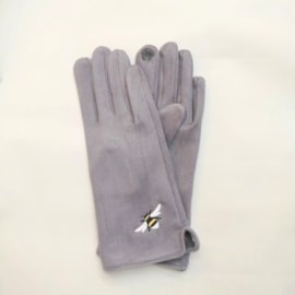 Butterfly Fashion Bee Gloves Silver