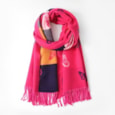 Butterfly Fashion Reversible Butterfly Scarf Fuchsia