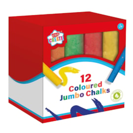 Act 12 Coloured Jumbo Chalks (BKC/5)
