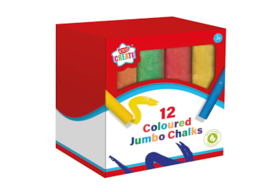 Act 12 Coloured Jumbo Chalks (BKC/5)