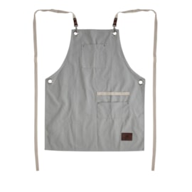 Barbary & Oak Cotton Apron With Leather Detail (BO877004)