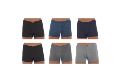 Tom Franks Mens 3 Pack Plain Boxer Shorts Asstd Sizes (BR197A)