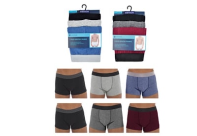 Tom Franks Mens 3pk Hipster Trunks Asstd (BR411)