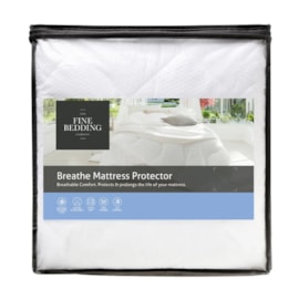Fine Bedding Company Breathe Mattress Protector Double (PIMPFNBRGRSD)
