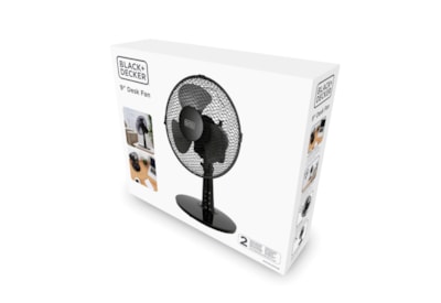 Black & Decker 9" Desk Fan With copper Motor (BXFD52003GB)