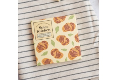 Spice Kitchen Cardamom Bun White Chocolate Bar (CHOCBAR-CARD)