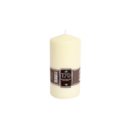 Cream Pillar Candle 20x10 (CD6008)