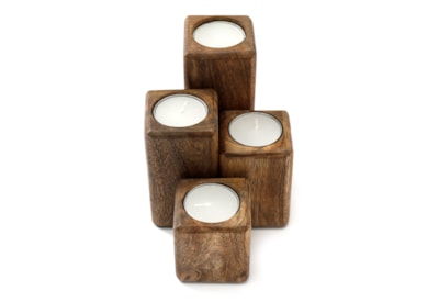 Mango Wood Tlight Holders (CH6180)