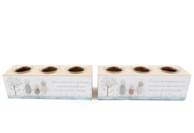 Family & Friends Candle Holder 26x8cm (CH6457)