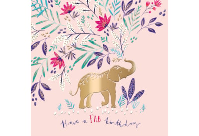 Ling Design Elephant Fiesta Card (CISE1066)