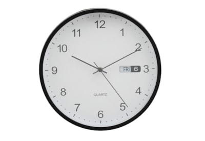 Clock w Calendar 30cm (CL3008)