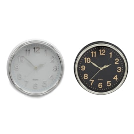 Tapered Embossed Clock 30cm (CL3083)