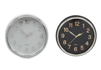 Tapered Embossed Clock 30cm (CL3083)