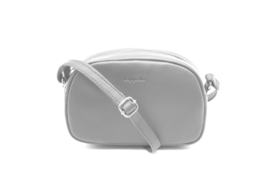 Lapella Cleo Leather Crossbody Bag Silver (154-14SILVER)