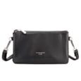 David Jones Pu Triple Gusset Shoulder Bag Black Small (NVCM6855_BLACK)