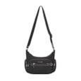 David Jones Pu Multi Pocket Shoulder Bag Black (CM7141_BLACK)