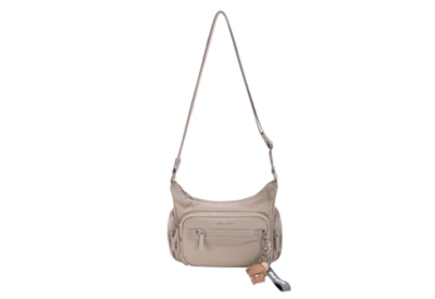 David Jones Pu Multi Pocket Shoulder Bag Camel (CM7141_CAMEL)