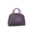 David Jones Leather Look Twin Handle Bag Dk Purple (CM7169_DKPURPLE)