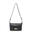 David Jones Pu Simple Long Shoulder Bag Black (CM7215_BLACK)