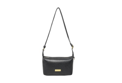 David Jones Pu Simple Long Shoulder Bag Black (CM7215_BLACK)