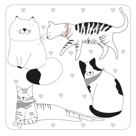 David Mason Design Playful Pets Cat Coasters 4s (DD06930)