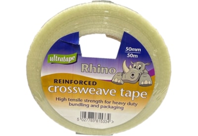 Ultratape Rhino Crossweave Parcel Tape 50mm x 50m (ST00025050RH)