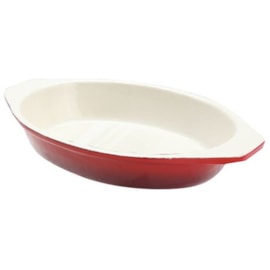 Sunnex Red Cast Iron Oval Dish 1.5ltr (CST20R)