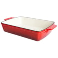 Sunnex Red Cast Iron Rectangular Dish 2ltr (CST28R)