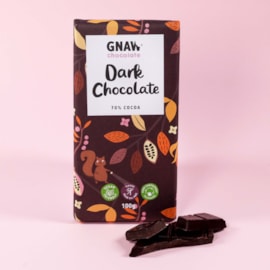 Gnaw 70% Dark Chocolate Bar 100g (GN0101)