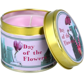 Get Fresh Cosmetics Day Of The Flowers Tin Candle (PDAYFLO04)