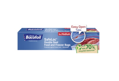 Bacofoil Safeloc Food & Freezer Bags Medium (6780055)