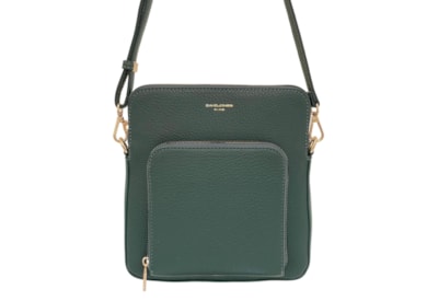 David Jones Pu Sq X-body Bag Dk Green (DJ102_DKGREEN)