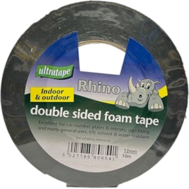 Ultratape Rhino Double Sided Foam Tape 12mm x 10m (FM0141-12X10UL)