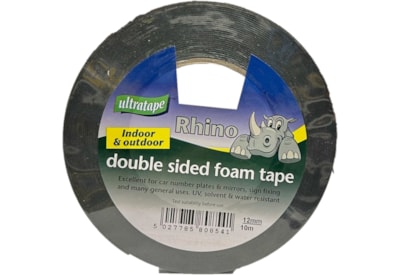 Ultratape Rhino Double Sided Foam Tape 12mm x 10m (FM0141-12X10UL)