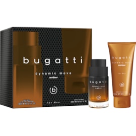 Bugatti Dynamic Move Amber For Men Gift Set 100ml (41253)