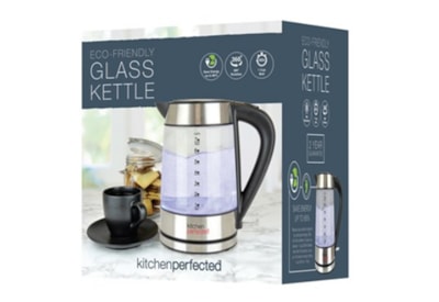 Kitchen Perfected Illuminated Glass Kettle 1.7ltr (E1401BS)