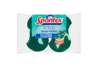 Spontex Easy Sponge Scourer 2s (50810008)