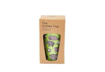 Eco Chic Green Cute Sheep Thermal Coffee Cup (N08)