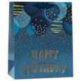 Birthday Balloons Blue Large Gift Bag (ED-442-L)