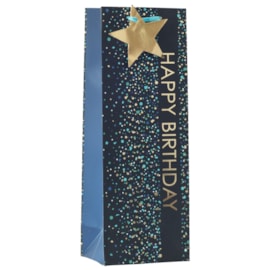 Birthday Confetti Blue Bottle Bag (ED-446-B)