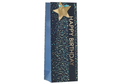 Birthday Confetti Blue Bottle Bag (ED-446-B)