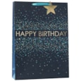 Birthday Confetti Blue Xlarge Gift Bag (ED-446-XL)