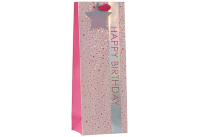 Birthday Confetti Pink Bottle Bag (ED-447-B)