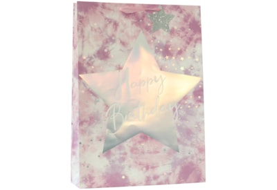 Birthday Star Pink Xlarge Gift Bag (ED-449-XL)