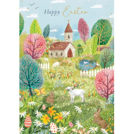 Ling Church Garden Easter Card (EGHB0132)