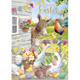 Ling On The Farm Easter Card (EGHB0134)