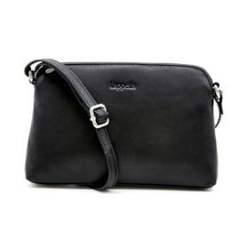 Lapella Ella Leather Crossbody Bag Black (157-1BLACK)